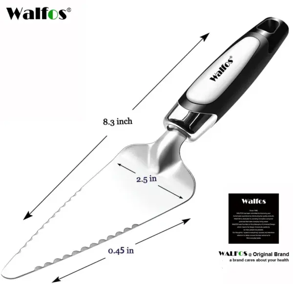Walfos Stainless Steel Serrated Cake Server Walfos Stainless Steel Serrated Cake Server