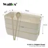 Walfos 900ml Three-Tier Bento Lunch Box Walfos 900ml Three-Tier Bento Lunch Box