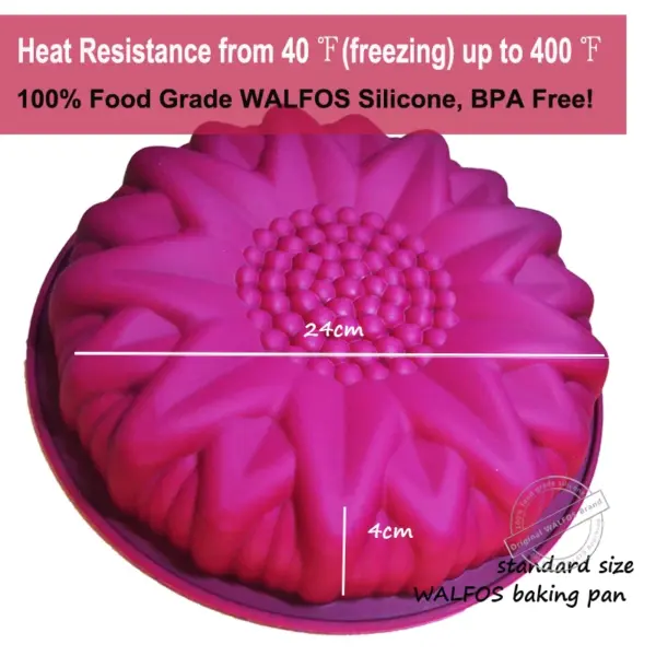 Walfos Sunflower Silicone Cake Mold