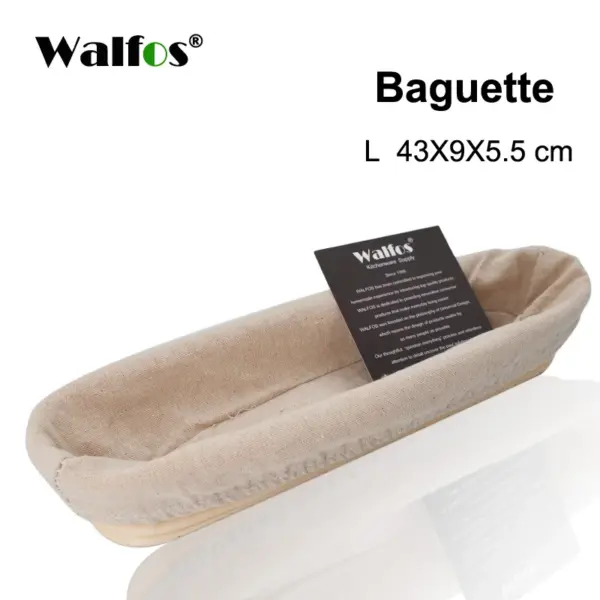 Walfos Rattan Bread Proofing Basket With Liner Walfos Rattan Bread Proofing Basket with Liner – photo 13