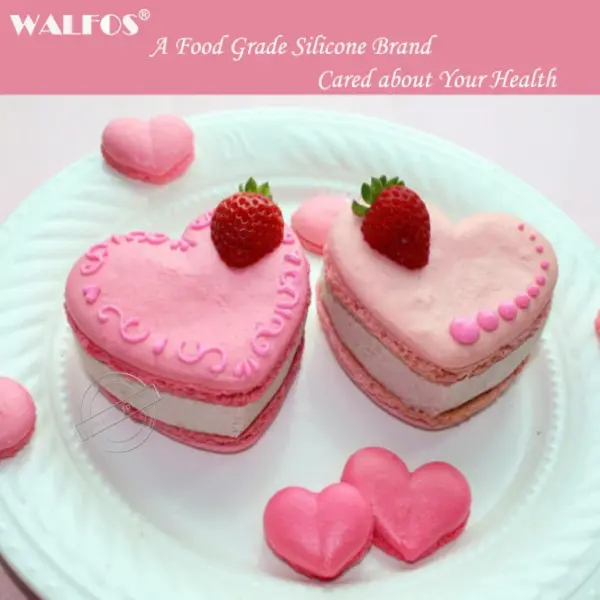 Walfos Heart-Shaped Silicone Cake Mold Walfos Heart-Shaped Silicone Cake Mold