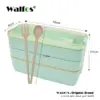 Walfos 900ml Three-Tier Bento Lunch Box Walfos 900ml Three-Tier Bento Lunch Box