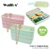 Walfos 900ml Three-Tier Bento Lunch Box Walfos 900ml Three-Tier Bento Lunch Box