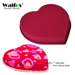 Walfos Heart-Shaped Silicone Cake Mold Walfos Heart-Shaped Silicone Cake Mold