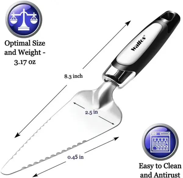 Walfos Stainless Steel Serrated Cake Server Walfos Stainless Steel Serrated Cake Server