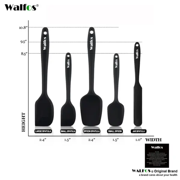 Walfos Silicone Spatula Set — 5 Pieces Walfos Silicone Spatula Set — 5 Pieces – photo 4
