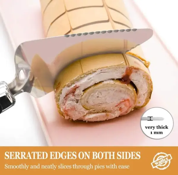 Walfos Stainless Steel Serrated Cake Server Walfos Stainless Steel Serrated Cake Server