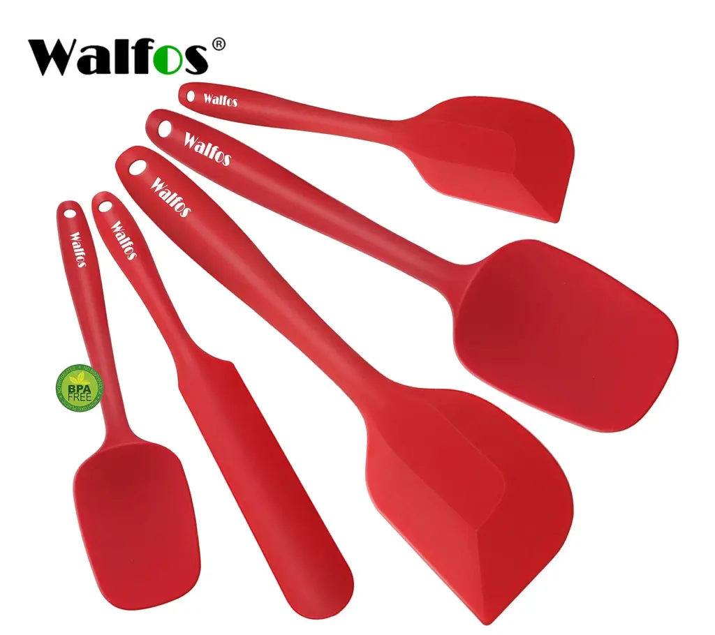 Walfos Silicone Spatula Set — 5 Pieces
