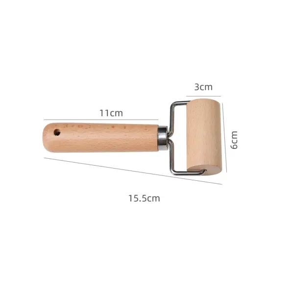 Walfos Beech Wood Pastry Roller Walfos Beech Wood Pastry Roller