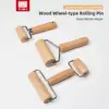 Walfos Beech Wood Pastry Roller Walfos Beech Wood Pastry Roller