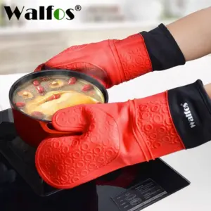Walfos Long Silicone Oven Mitts — Pair Walfos Long Silicone Oven Mitts — Pair