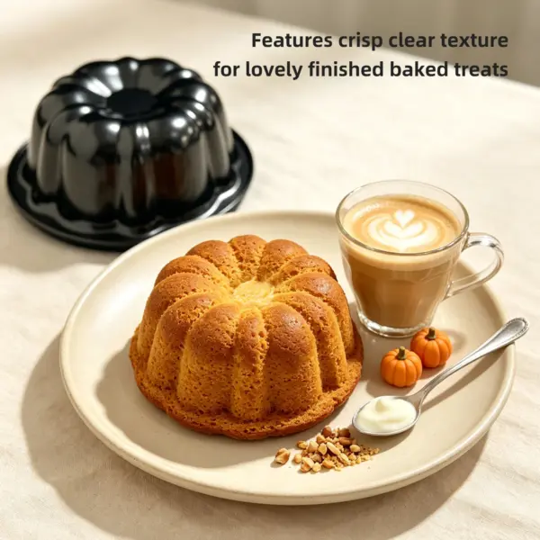 Walfos Mini Fluted Carbon Steel Cake Pan Walfos Mini Fluted Carbon Steel Cake Pan