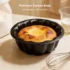 Walfos Mini Fluted Carbon Steel Cake Pan Walfos Mini Fluted Carbon Steel Cake Pan