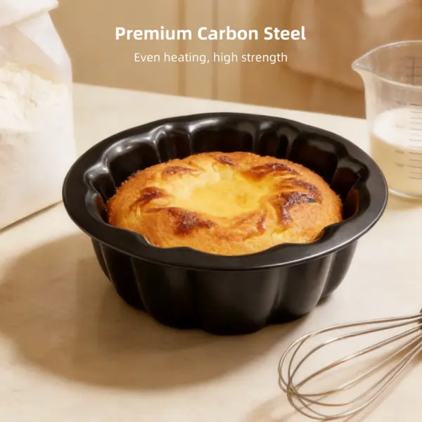 Walfos Mini Fluted Carbon Steel Cake Pan Walfos Mini Fluted Carbon Steel Cake Pan