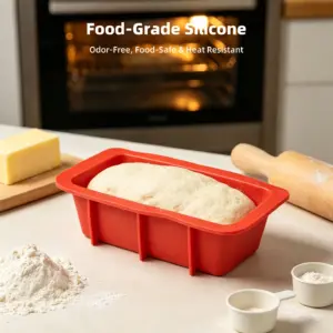 Walfos Mini Silicone Loaf Pans — 4 Pieces