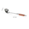 Walfos Stainless Steel Cooking Utensils with Wood Handles Walfos Stainless Steel Cooking Utensils with Wood Handles