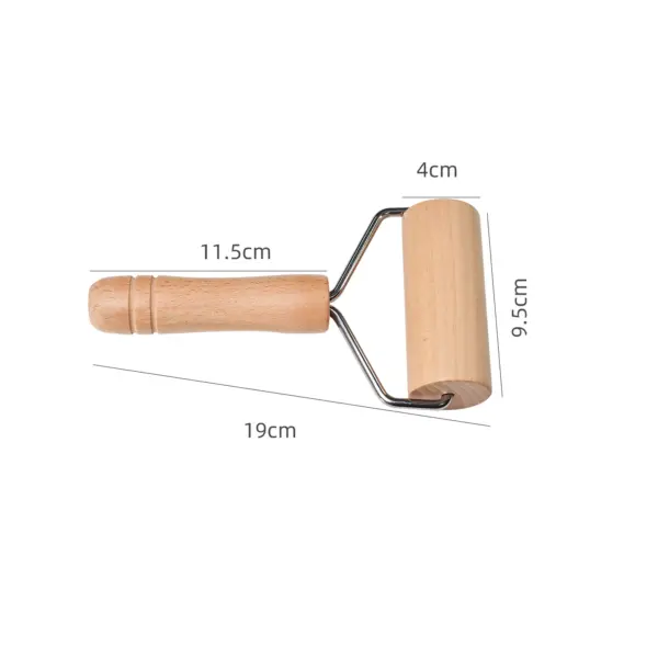 Walfos Beech Wood Pastry Roller Walfos Beech Wood Pastry Roller