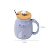 Walfos 450ml Ceramic Cat Mug with Lid & Spoon Walfos 450ml Ceramic Cat Mug with Lid & Spoon