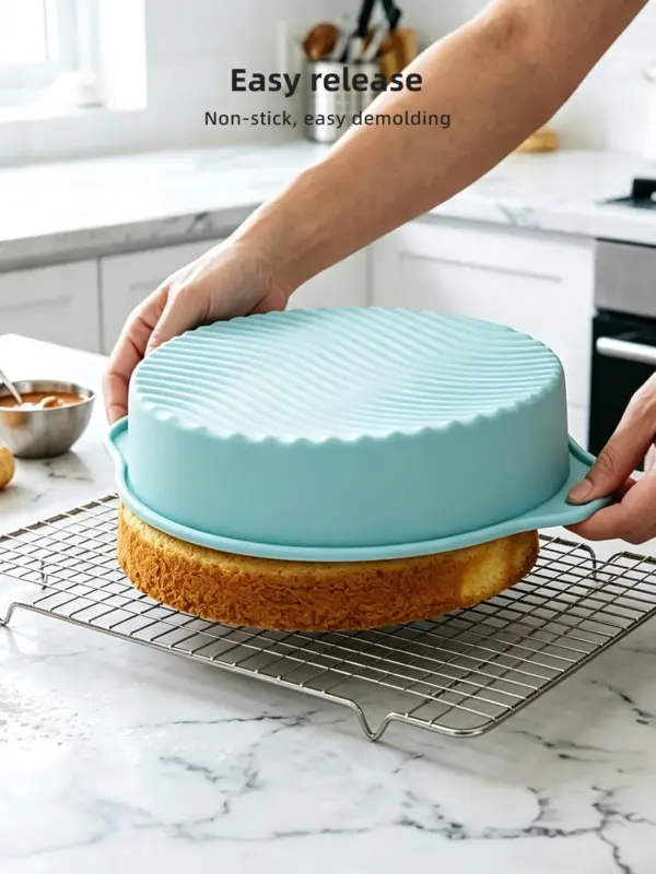 Walfos 9-Inch Round Silicone Cake Pan Walfos 9-Inch Round Silicone Cake Pan
