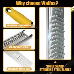 Walfos Stainless Steel Zester & Grater