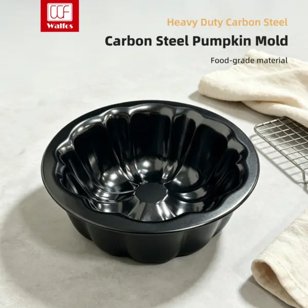 Walfos Mini Fluted Carbon Steel Cake Pan Walfos Mini Fluted Carbon Steel Cake Pan