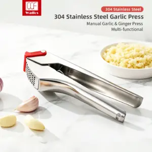 Walfos 304 Stainless Steel Garlic Press Walfos 304 Stainless Steel Garlic Press