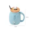 Walfos 450ml Ceramic Cat Mug with Lid & Spoon Walfos 450ml Ceramic Cat Mug with Lid & Spoon