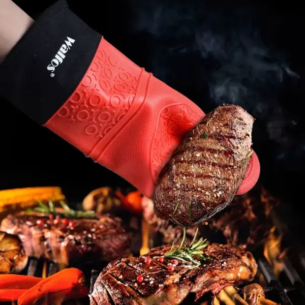 Walfos Long Silicone Oven Mitts — Pair Walfos Long Silicone Oven Mitts — Pair