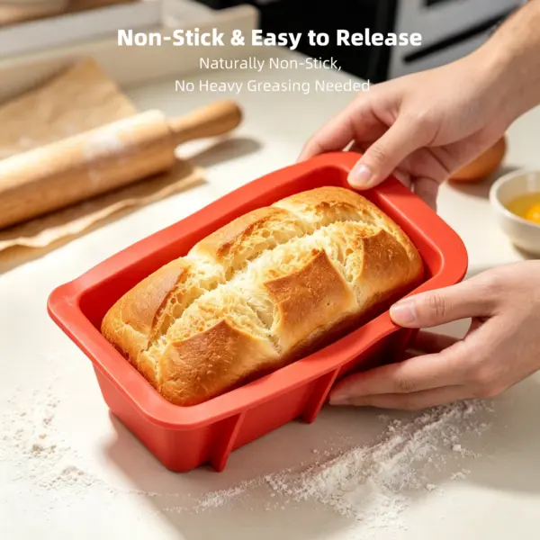 Walfos Mini Silicone Loaf Pans — 4 Pieces