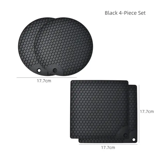 Walfos Silicone Trivets — 4 Pieces Walfos Silicone Trivets — 4 Pieces