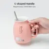 Walfos 450ml Ceramic Cat Mug with Lid & Spoon Walfos 450ml Ceramic Cat Mug with Lid & Spoon