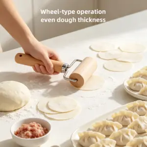 Walfos Beech Wood Pastry Roller