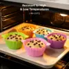 Walfos Silicone Muffin Cups with Handles — 12 Pieces Walfos Silicone Muffin Cups with Handles — 12 Pieces